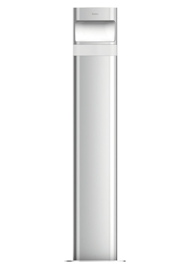 THEBEN LED-Poller-Leuchte (lang) mit Bewegungsmelder für Bodenmontage, 8,5 Watt, aluminium