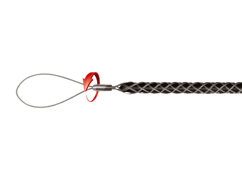 RUNPOTEC Otáčivá kabelová punčoška se smyčkou, 9-13 mm 30041