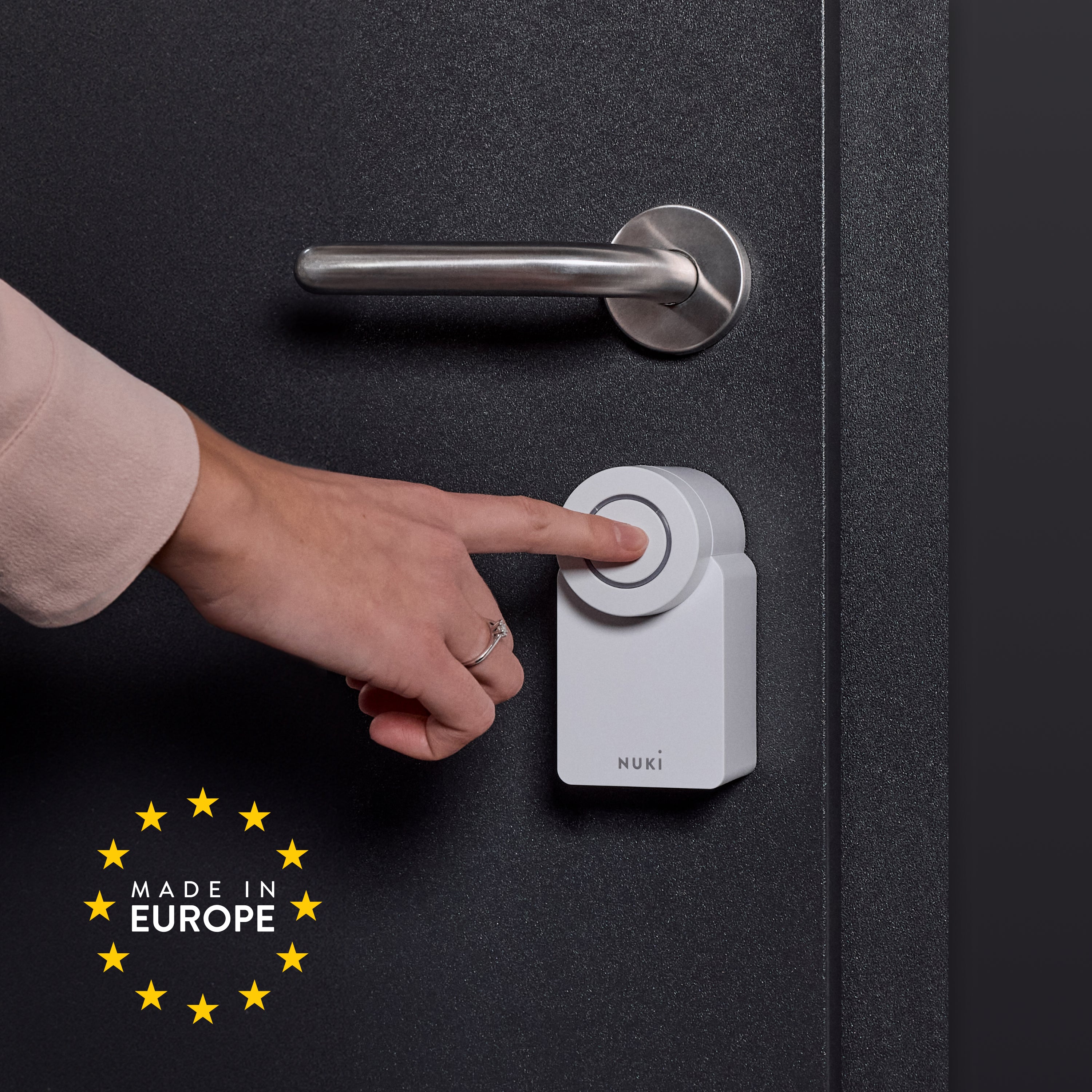 NUKI 221148 Chytrý zámek SMART LOCK GO s podporou standardu Matter, bílý
