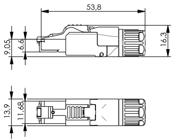 TELEGÄRTNER 100023084 (J00026A5000) Konektor MFP8