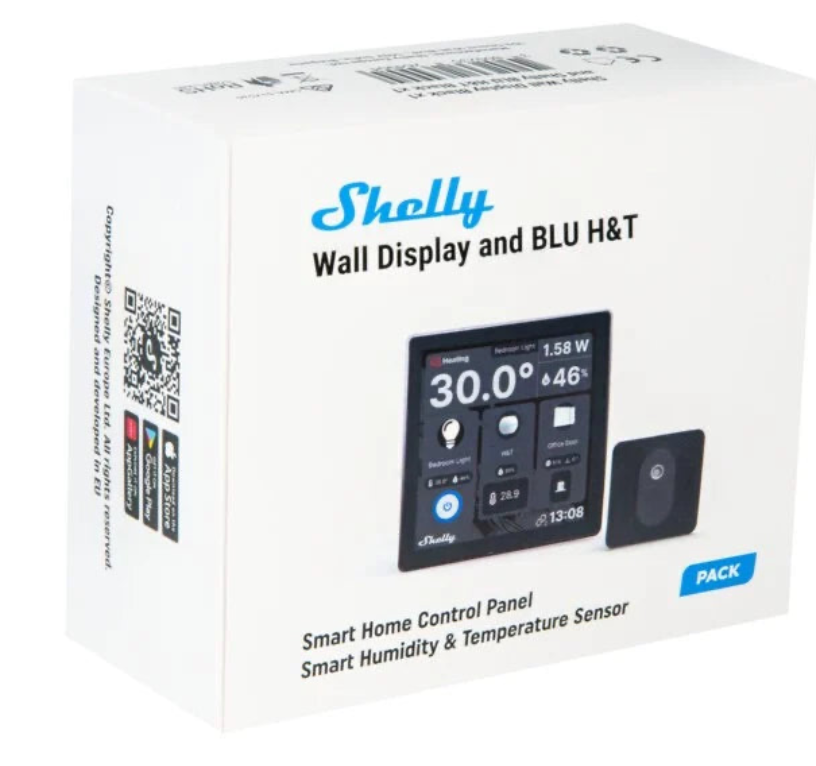 Shelly Wall Display Black + Blu H&T Black Nástěnný displej