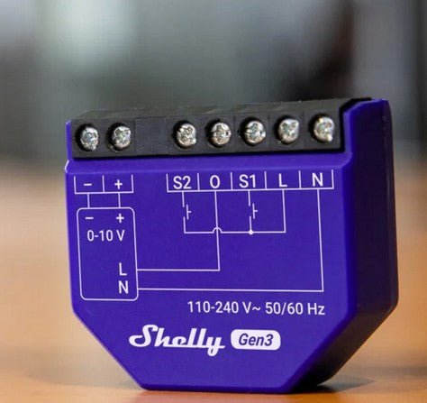 SHELLY Dimmer 0/1-10V PM Gen3 Stmívač