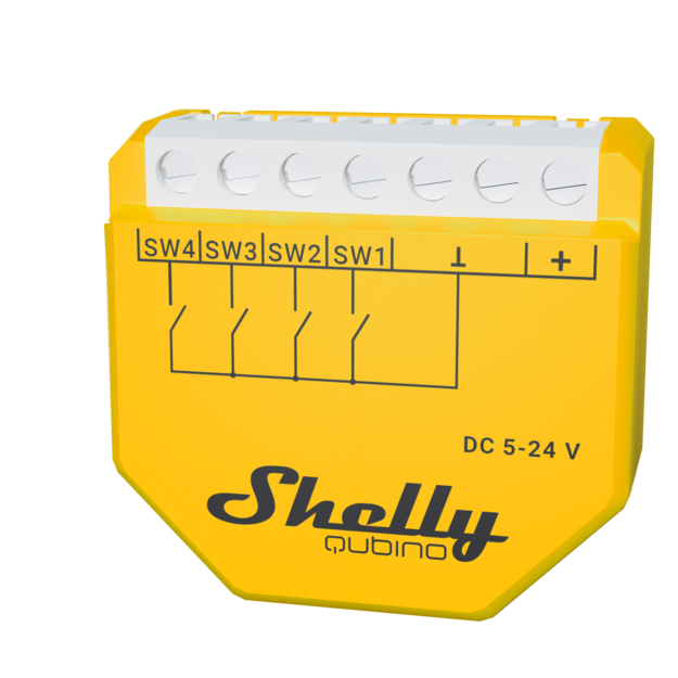 SHELLY Wave i4 DC Spínací modul 