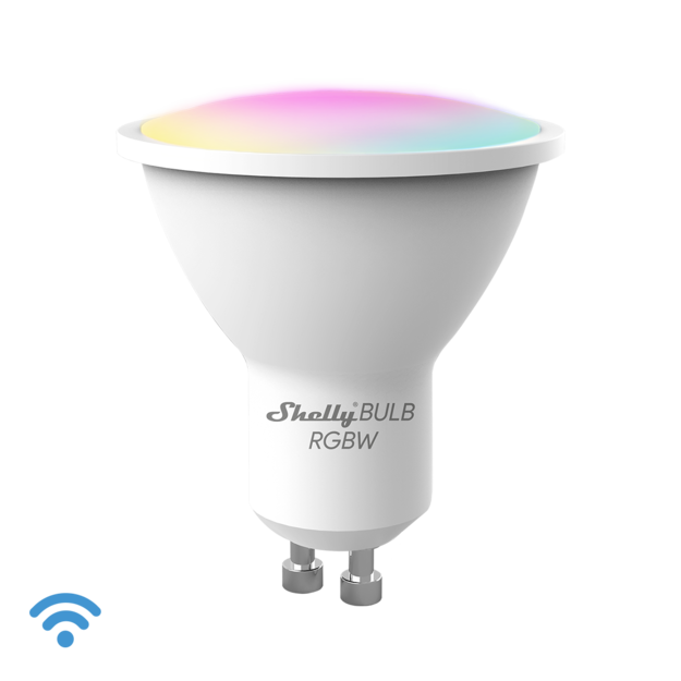 Shelly Duo GU10 RGBW - Stmívatelná žárovka