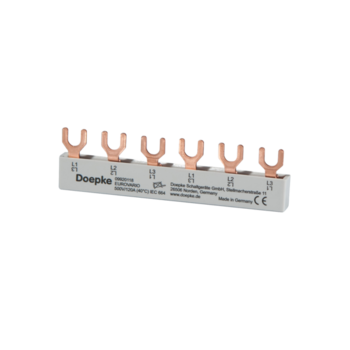 DOEPKE 09920118 Propojovací lišta EV-S G 3.6.120 3pól. 6 modulů 63A