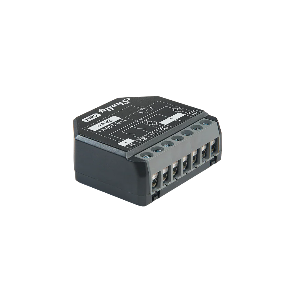 Shelly 2PM Gen4 – Dvoukanálový chytrý spínač s měřením spotřeby a podporou Matter & Zigbee