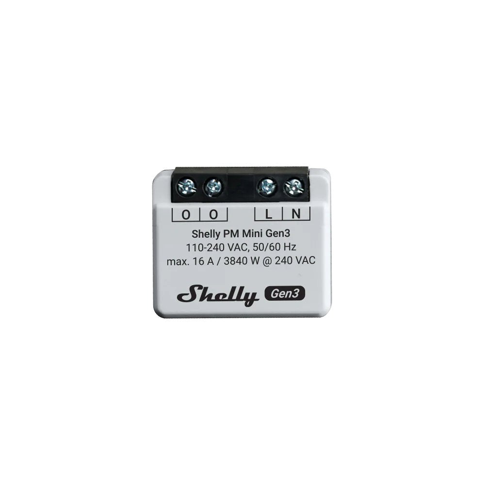 Shelly PM Mini Gen3 Modul měření spotřeby