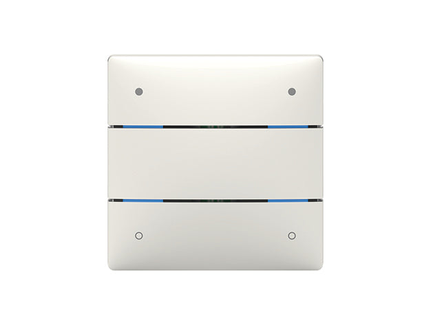 THEBEN KNX-Tastsensor mit 4 Tasten und 4 Status-LEDs, integrierter Temperatursensor, KNX Data Secure