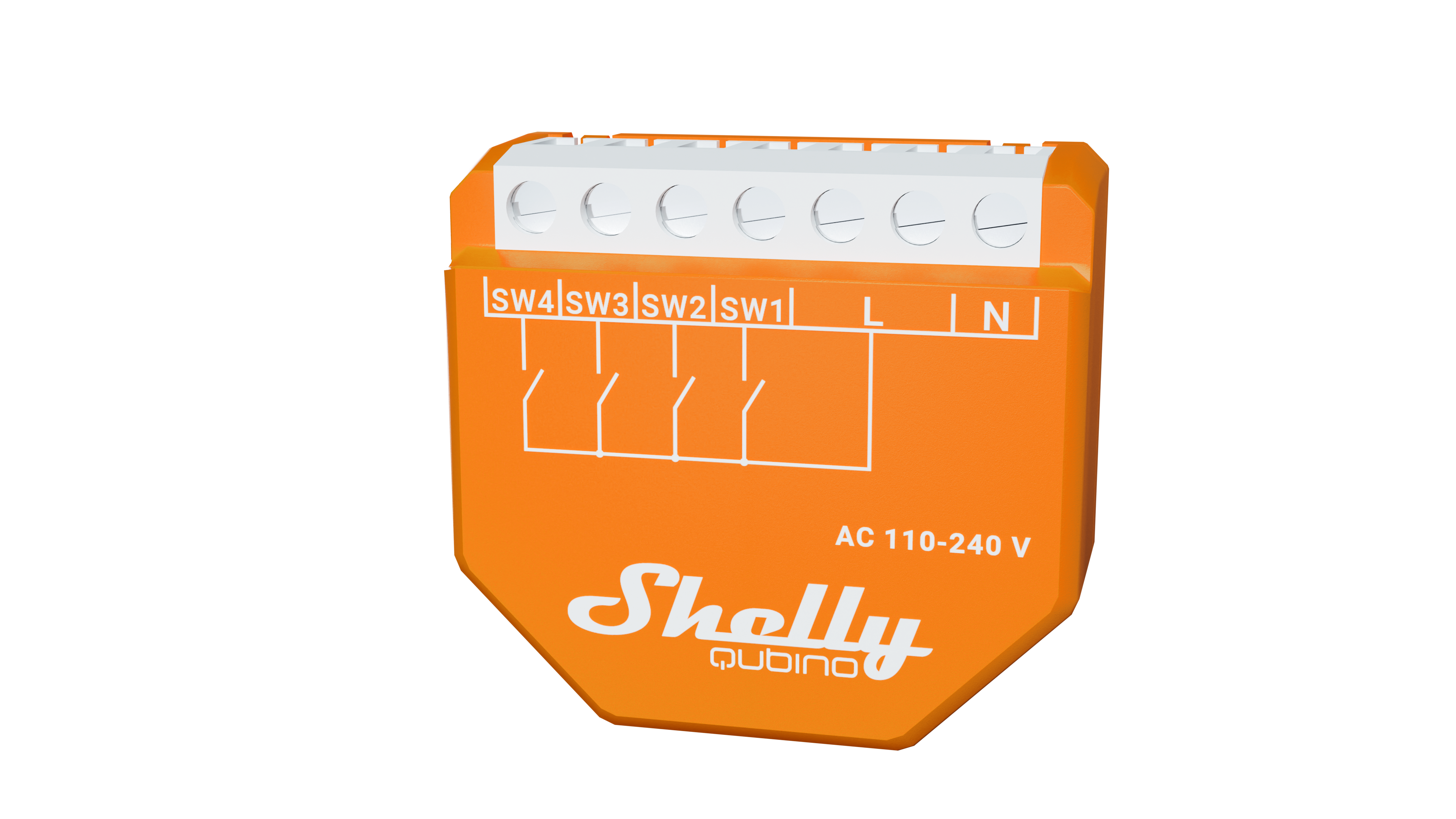 Shelly Wave i4 LR – Vstupní modul, 4 digitální vstupy