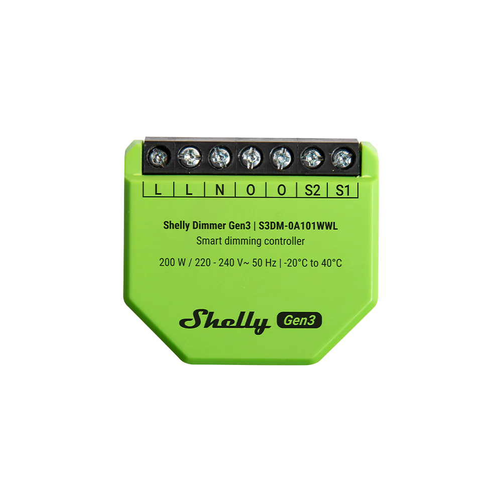 Shelly Dimmer Gen3 – Inteligentní stmívací modul