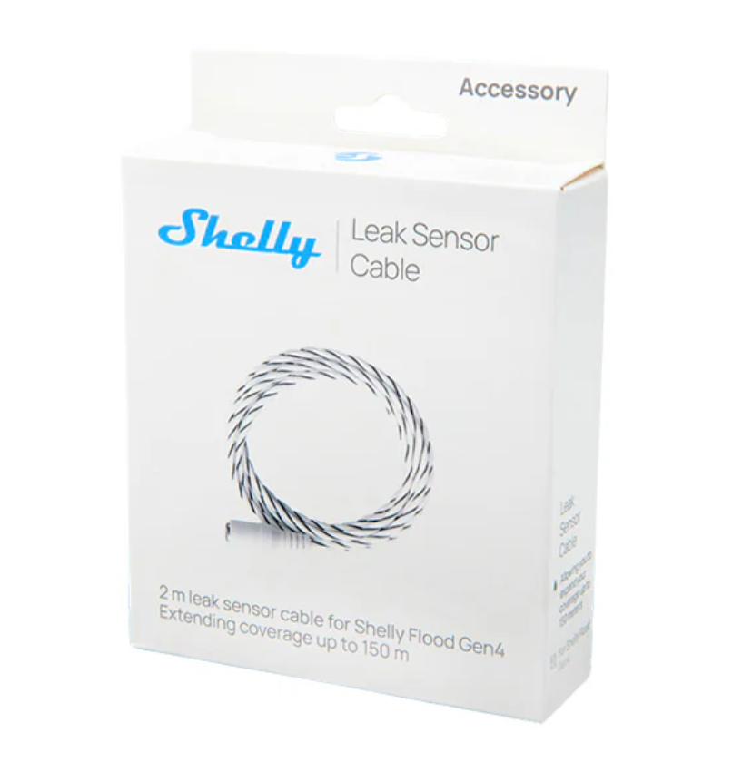 Shelly Leak Sensor Cable – prodlužující detekční kabel pro Flood Gen4
