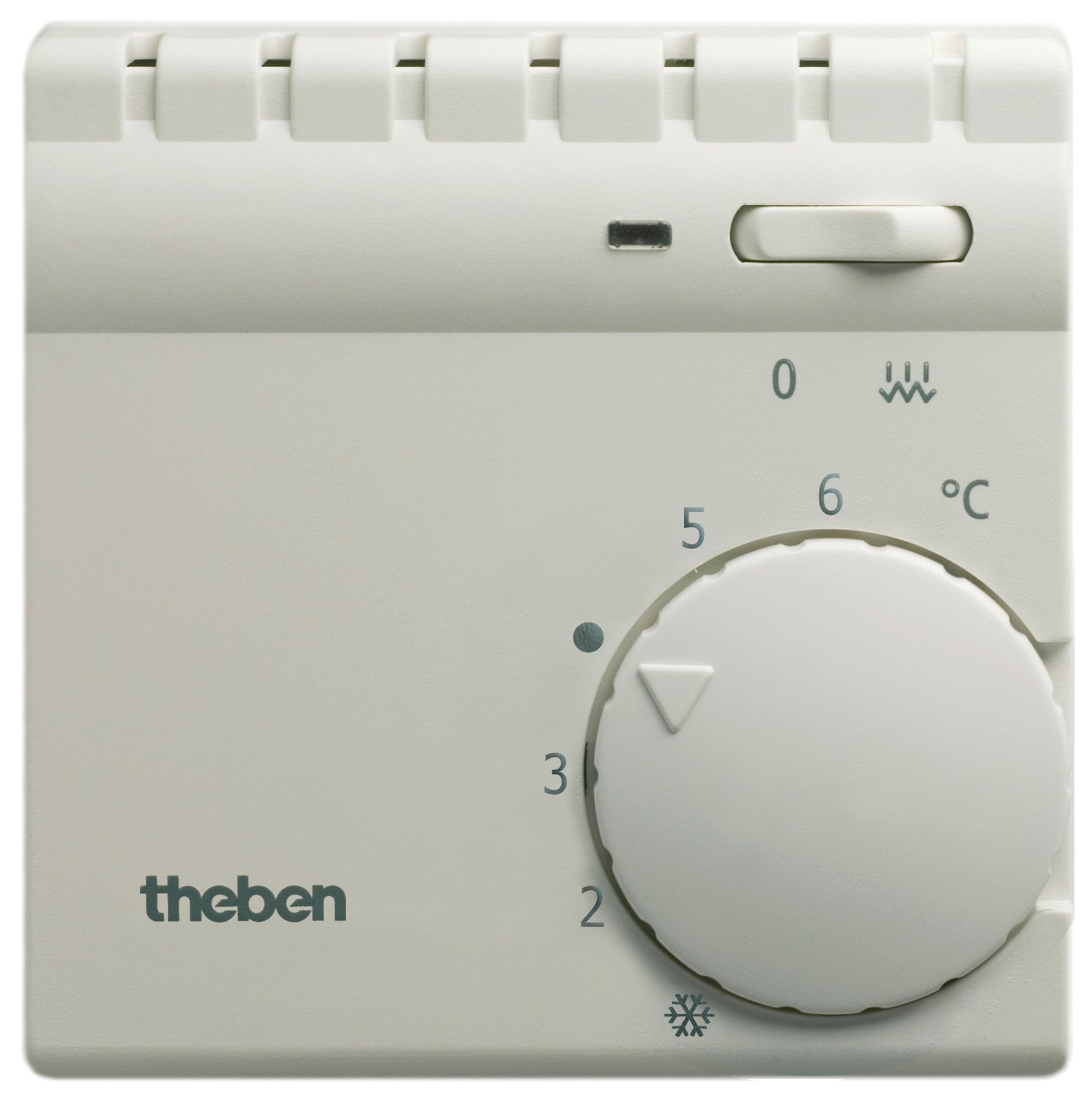 THEBEN Raum-Thermostate mit Schalter für Zusatzheizung und Kontrolllampe