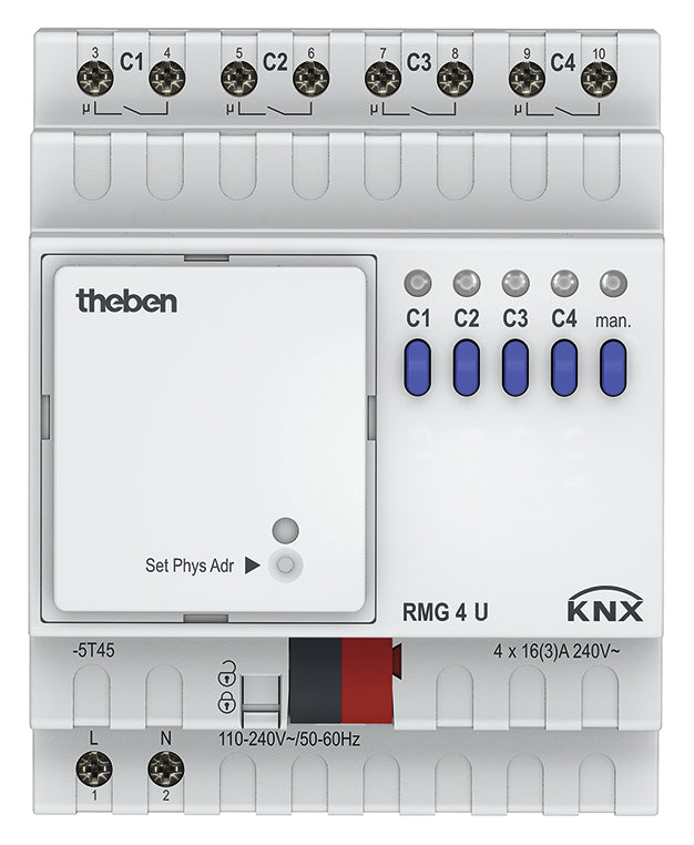 THEBEN KNX Schaltaktor 4-fach, Grundgerät