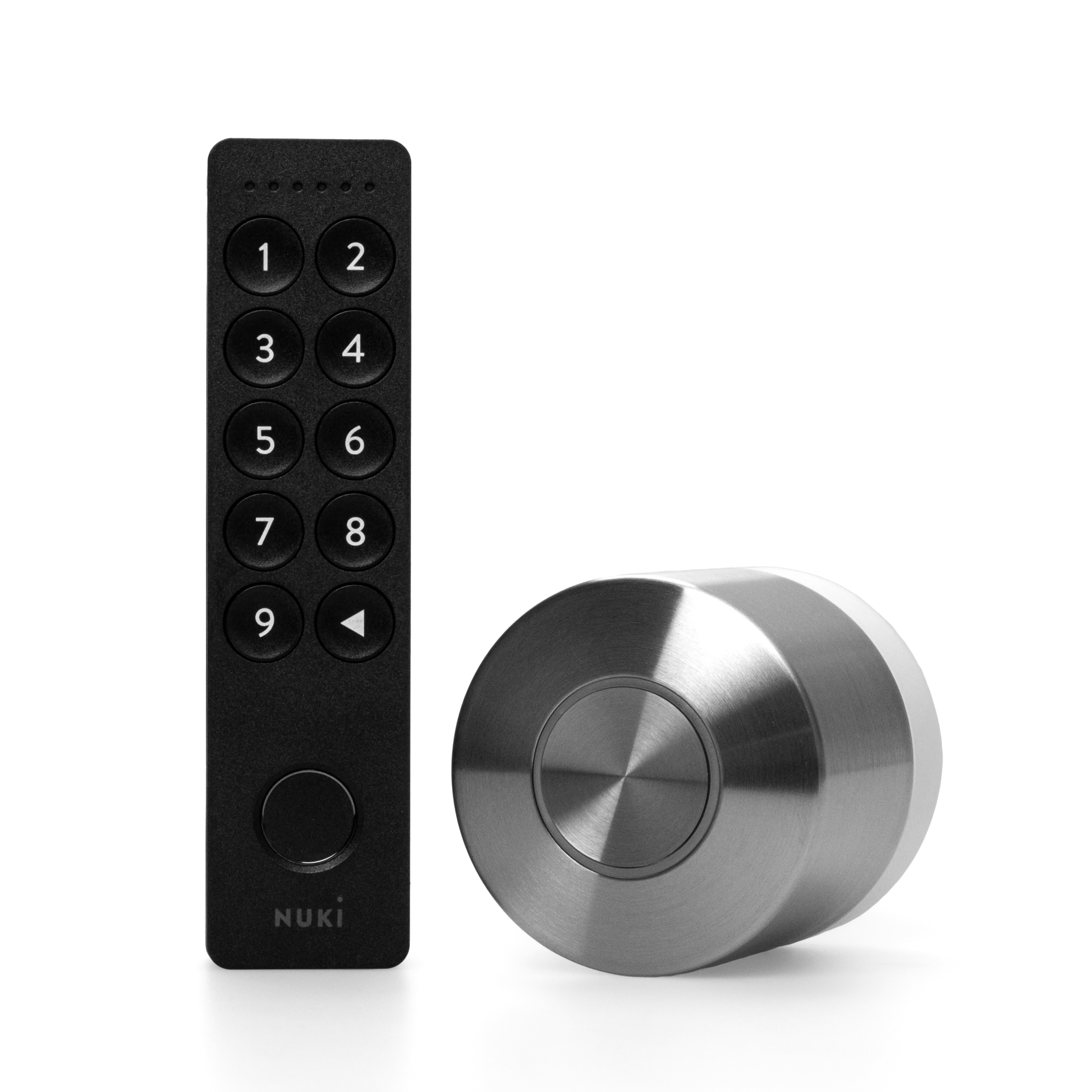 NUKI 221145 SMART LOCK ULTRA Chytrý zámek, Wi-Fi, Matter, včetně univerzální vložky v balení, černý/bílý
