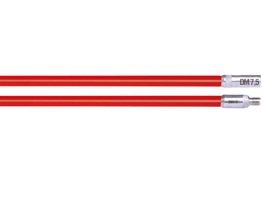 RUNPOTEC Protahovací prut tvrdý, červený, 2x1 m 10045