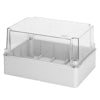 Gewiss ABZWEIGKÄSTEN  UND FÜR ELEKTRISCHE UND ELEKTRONISCHE GERÄTE - HOHER TRASPARENTER DECKEL - IP56 - INNEN-ABMESSUNGEN 240X190X160 - GLATTEN WÄNDEN